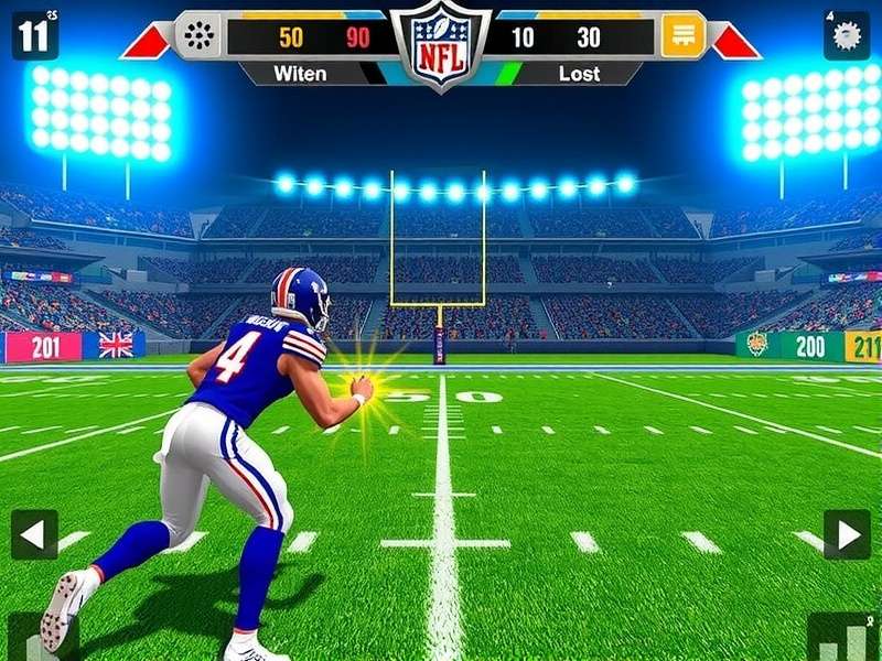 Lucknow NFL Score Leader in Action Lucknow NFL Score Leader Gameplay Screenshot